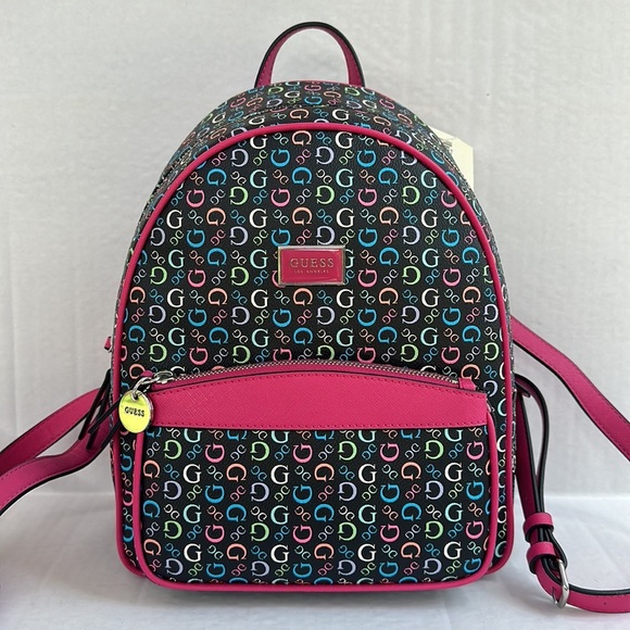 New GUESS Mckinney Logo Backpack - Picture 1 of 8